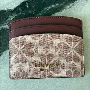 Kate Spade spades card holder